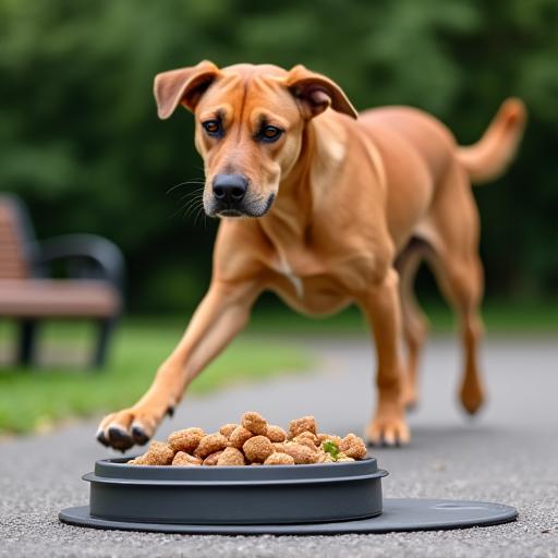 Alimentation pour chien adulte sportif