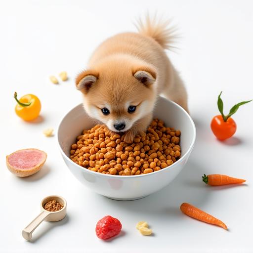 Plan nutritionnel pour chiot en croissance